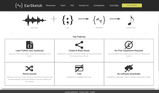 EarSketch - Compose music through programming.
